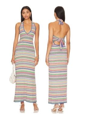 Show Me Your Mumu Kate Halter Dress New